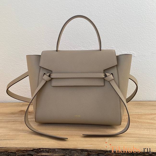 Celine Belt Bag Grained Calfskin Light Taupe 28x23x16cm - 1