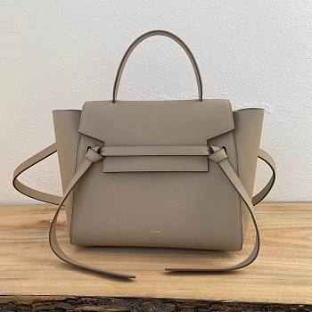 Celine Belt Bag Grained Calfskin Light Taupe 28x23x16cm