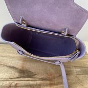 Celine Micro Belt Bag Purple Calfskin 24cm - 5