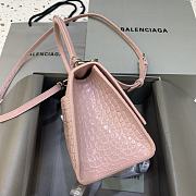 Balenciaga Small Hourglass Bag Light Pink 23x10x14cm - 5