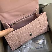 Balenciaga Small Hourglass Bag Light Pink 23x10x14cm - 3