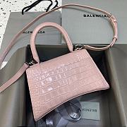 Balenciaga Small Hourglass Bag Light Pink 23x10x14cm - 2