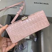 Balenciaga Mini Hourglass Bag Light Pink 19x8x11cm - 3