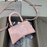 Balenciaga Mini Hourglass Bag Light Pink 19x8x11cm - 2