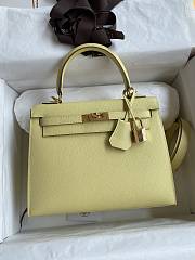 Hermes Kelly 25 Bag Yellow Epsom Gold 25cm - 1