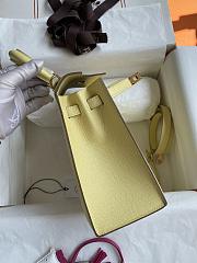 Hermes Kelly 25 Bag Yellow Epsom Gold 25cm - 3