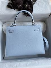 Hermes Kelly 25 Bag Light Blue Epsom Gold 25cm - 3