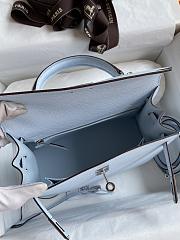 Hermes Kelly 25 Bag Light Blue Epsom Gold 25cm - 2