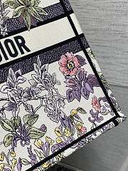 Dior Large Book Tote Embroidery Multicolor 42x18x35cm - 3