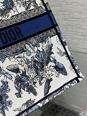 Dior Large Book Tote Around The World Blue 42x18x35cm - 5