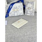 Dior Caro Freesia Card Holder White 10.5x7.5cm - 2