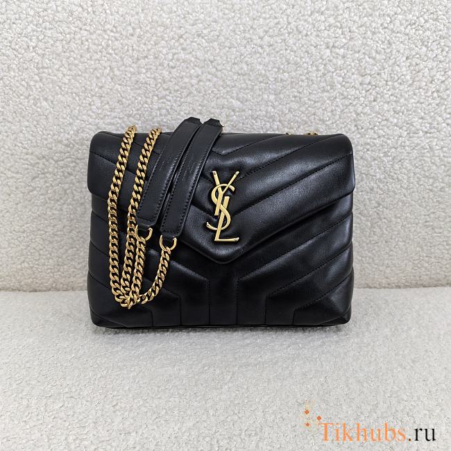 YSL Loulou Small Chain Black Gold Bag 23 x 17 x 9 cm - 1