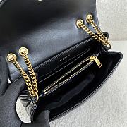 YSL Loulou Small Chain Black Gold Bag 23 x 17 x 9 cm - 2