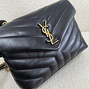 YSL Loulou Small Chain Black Gold Bag 23 x 17 x 9 cm - 3