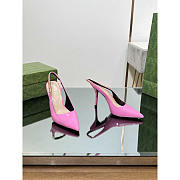 Gucci Signoria Slingback Pump Pink Patent Heel 10.5cm - 2