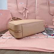 Miu Miu Beau Bag Beige Leather 35x12x22cm - 3