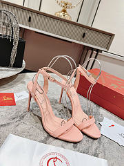 Christian Louboutin Loubi Queen Light Pink Patent 10cm - 1