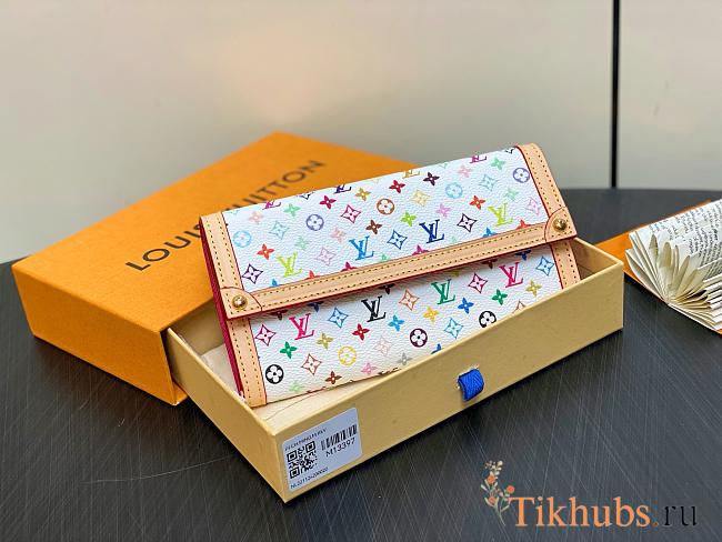 Louis Vuitton LV x TM Sarah Wallet White 19x10.5x2cm - 1