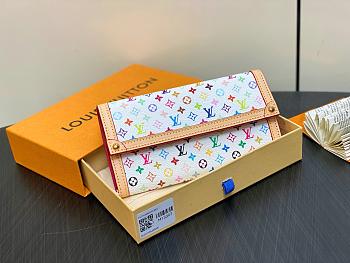 Louis Vuitton LV x TM Sarah Wallet White 19x10.5x2cm