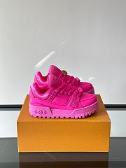 Louis Vuitton LV Trainer Maxi Pink Sneaker - 1