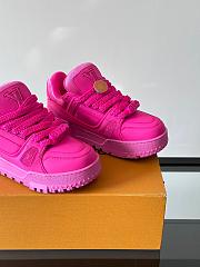 Louis Vuitton LV Trainer Maxi Pink Sneaker - 2