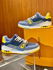 Louis Vuitton LV Trainer Sneaker Blue 02 - 1
