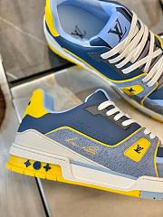 Louis Vuitton LV Trainer Sneaker Blue 02 - 5
