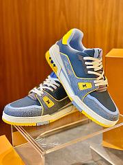 Louis Vuitton LV Trainer Sneaker Blue 02 - 2