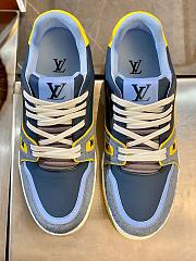 Louis Vuitton LV Trainer Sneaker Blue 02 - 3