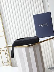 Dior Saddle A5 Triangle Pouch Black 26x20.5x6.5cm - 4