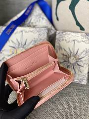 Dior Wallet Pink Lambskin 11x8.5x2.5cm - 4