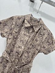 Dior Short Belted Shirtdress Beige - 2