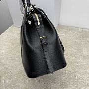 Celine Medium Cabas DE France Bag Black Leather 37x27x14cm - 4