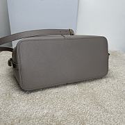 Celine Medium Cabas DE France Bag Grey Leather 37x27x14cm - 3