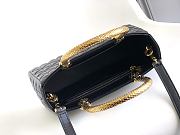 BVLGARI Serpenti Duo Top Handle Black Bag 21.5x15x6cm - 5