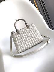 BVLGARI Serpenti Duo Top Handle White Bag 21.5x15x6cm - 5