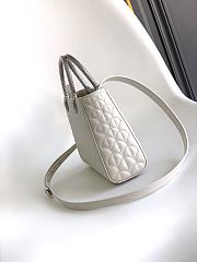 BVLGARI Serpenti Duo Top Handle White Bag 21.5x15x6cm - 3