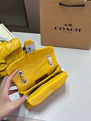 Coach Tabby Shoulder Bag 20 Yellow 20cm - 6