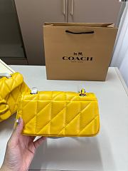 Coach Tabby Shoulder Bag 20 Yellow 20cm - 4