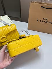 Coach Tabby Shoulder Bag 20 Yellow 20cm - 3