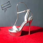 Christian Louboutin Silver Heel 15cm - 1