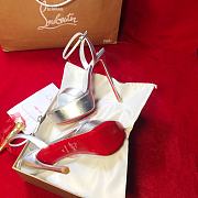 Christian Louboutin Silver Heel 15cm - 5