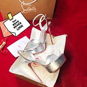 Christian Louboutin Silver Heel 15cm - 4