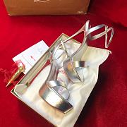 Christian Louboutin Silver Heel 15cm - 2