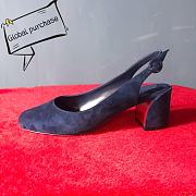 Christian Louboutin So Jane Suede Slingback Pumps 5.5cm - 1