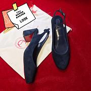 Christian Louboutin So Jane Suede Slingback Pumps 5.5cm - 5