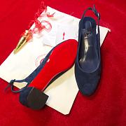 Christian Louboutin So Jane Suede Slingback Pumps 5.5cm - 4