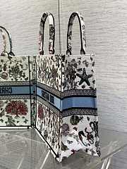 Dior Large Book Tote Latte Multicolor Cabinet Motif 42x18x35cm - 4