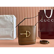 Gucci 73 Mini Bucket Bag Brown 18.5x20x8.5cm - 1