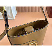 Gucci 73 Mini Bucket Bag Brown 18.5x20x8.5cm - 6